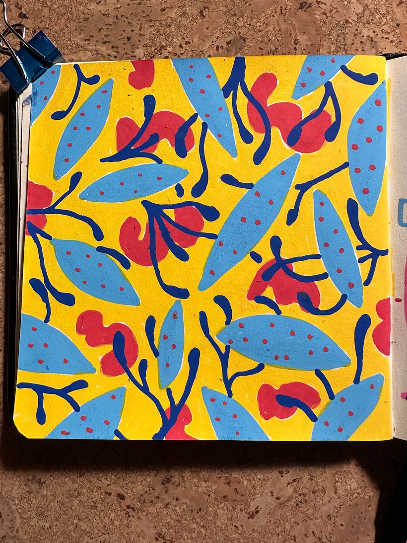 My project for course: Botanical Patterns in a Sketchbook: Conquer the Blank Page 2