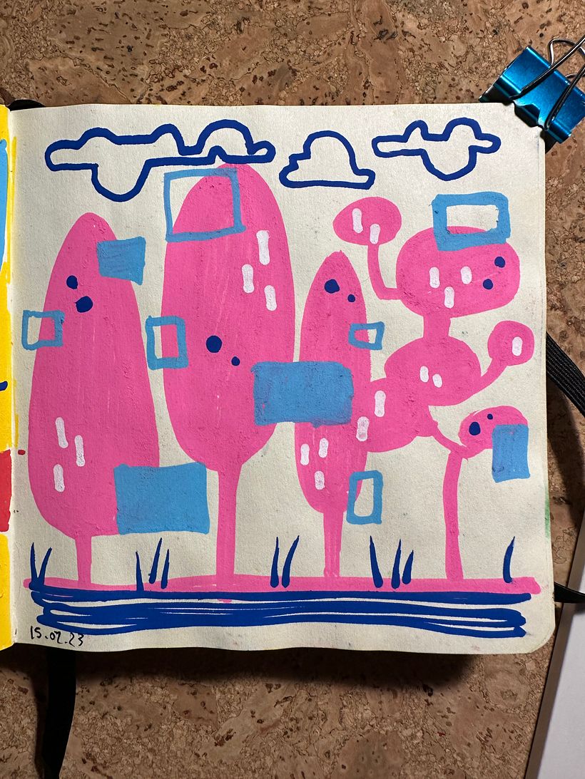 My project for course: Botanical Patterns in a Sketchbook: Conquer the Blank Page 4