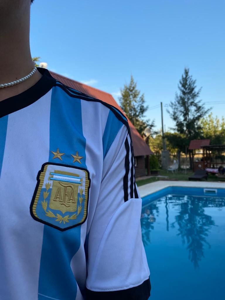 Fotografía sacada el dia que Argentina ganó en mundial 2022.