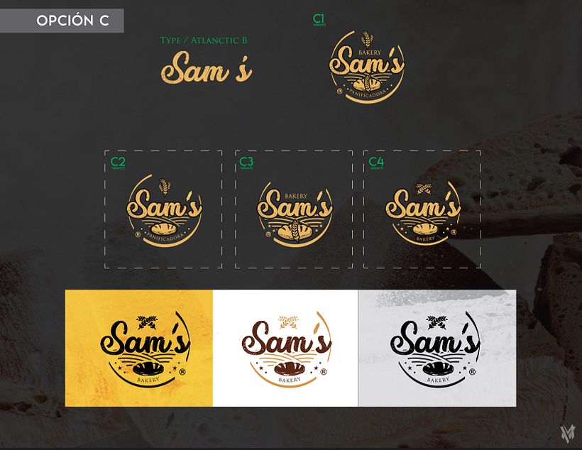 Logo Sams Bakery 4