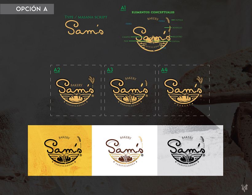 Logo Sams Bakery 2