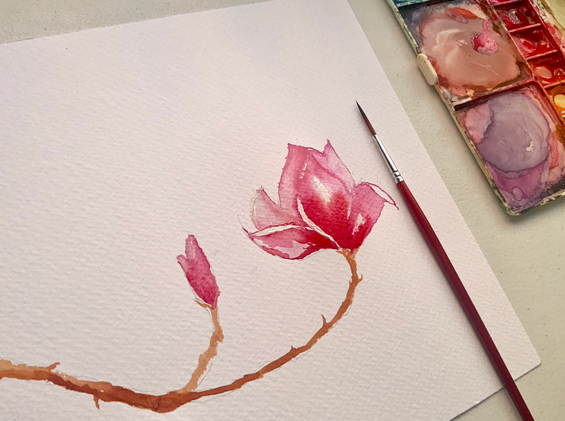 pintura pronta para ser escaneada