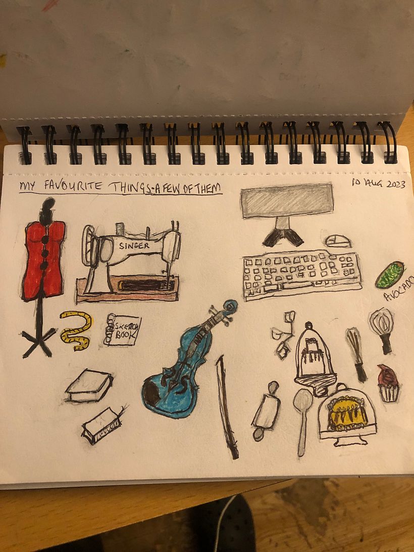 My project pictures for illustrated journal 5