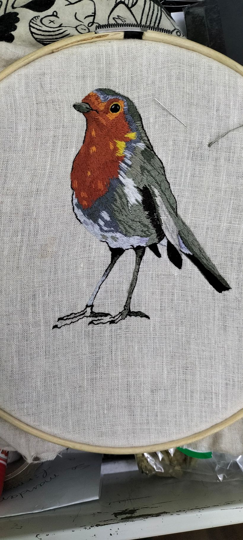 Mi proyecto del curso: Pintar con hilo: técnicas de ilustración textil 2