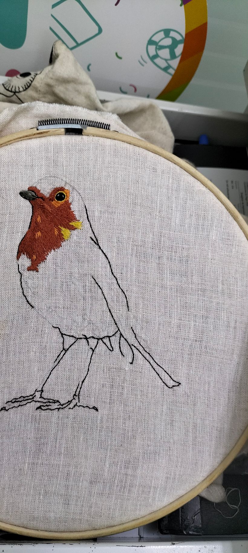Mi proyecto del curso: Pintar con hilo: técnicas de ilustración textil 3