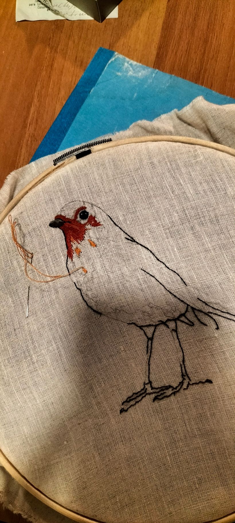 Mi proyecto del curso: Pintar con hilo: técnicas de ilustración textil 4