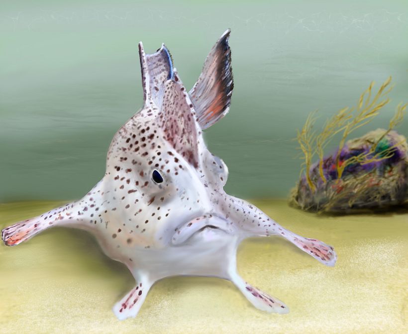 Spotted Handfish Criticially Endangered Australian fish