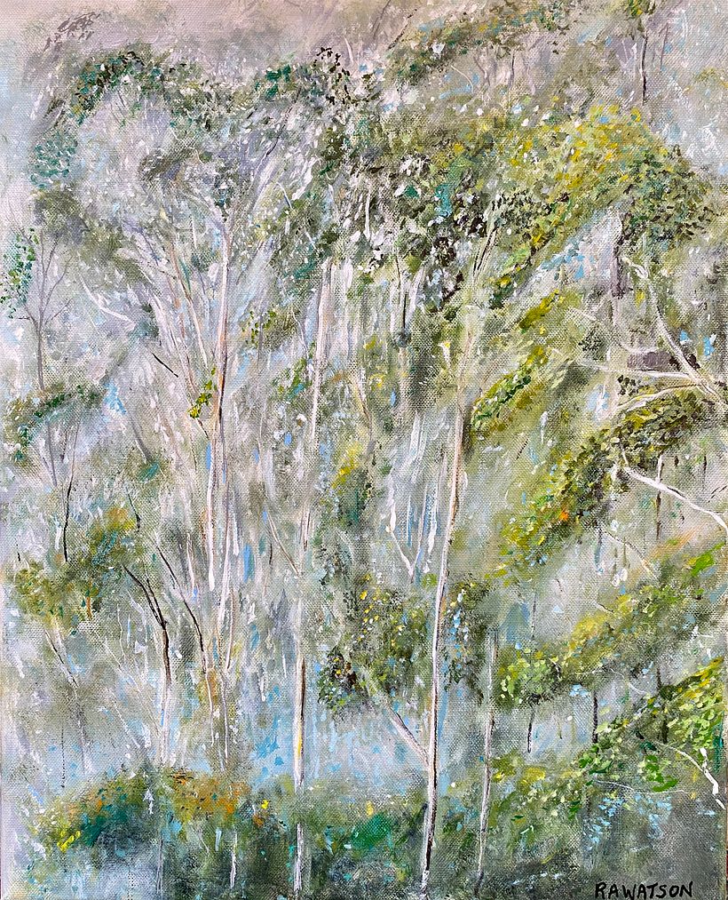 Acrylic inspired by Australian artists