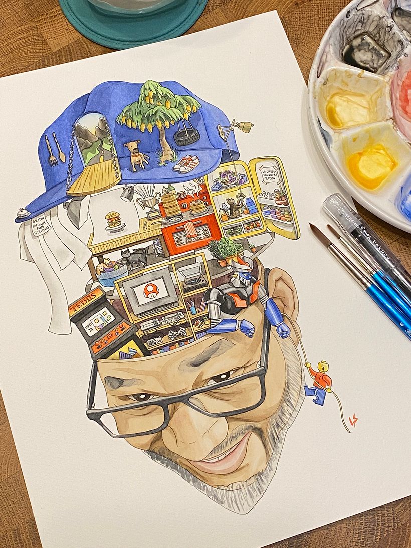 Another project for course: Surreal Illustration with Watercolor and Ink 4