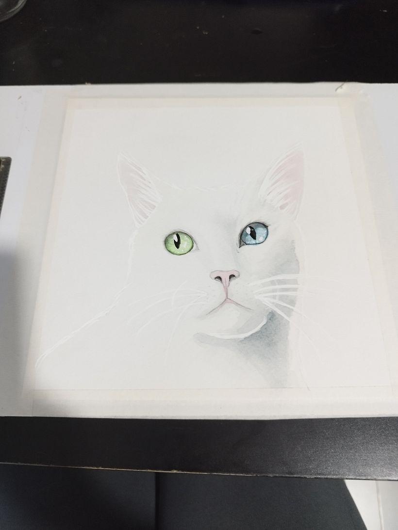 Meu projeto do curso: Retratos expressivos de animais em aquarela 3
