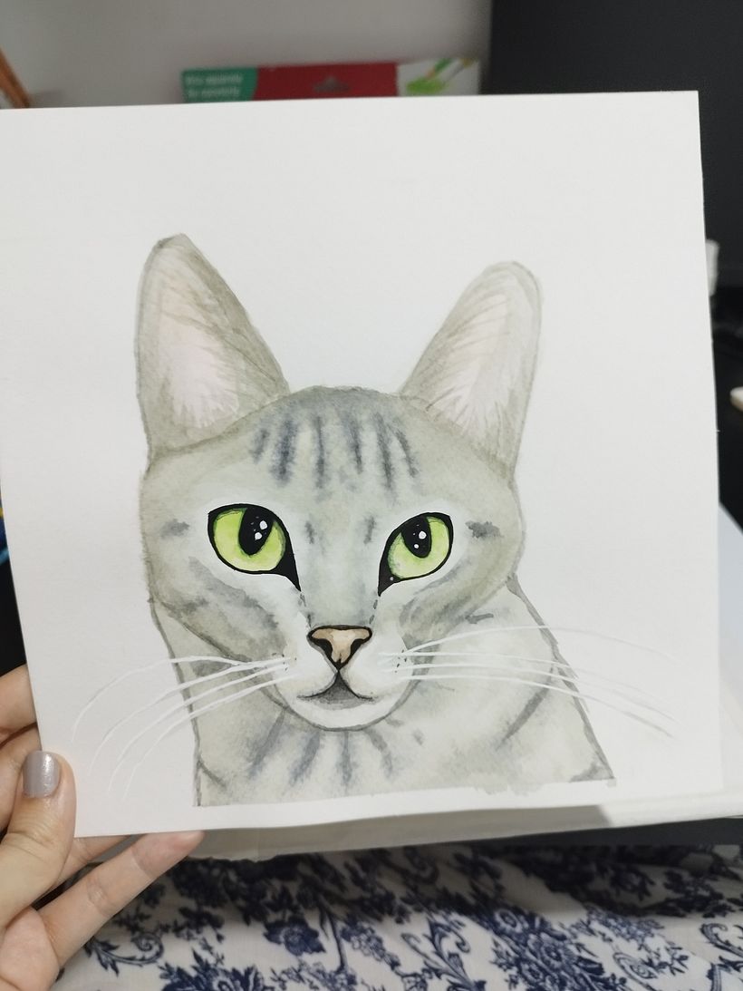 Meu projeto do curso: Retratos expressivos de animais em aquarela 4