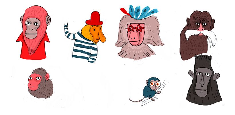 Muchos monos. Libro álbum 6