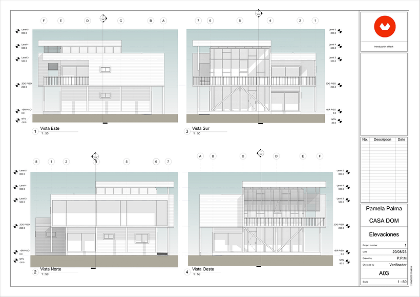 My project for course: 3D Architectural Design and Modeling with Revit _ Pamela Palma 1