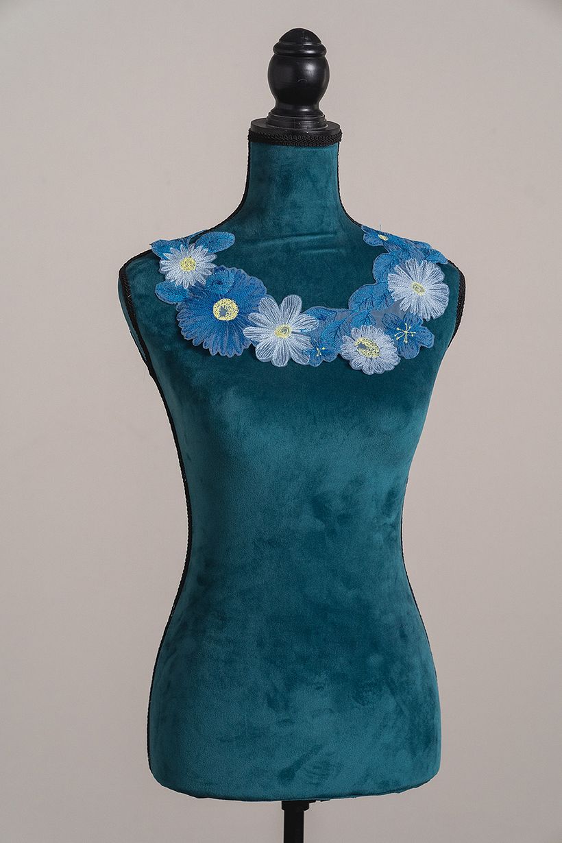 My project for course: Embroidery with a sewing machine 2