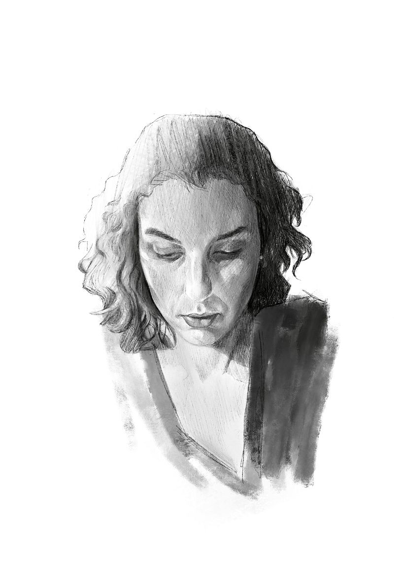 Meu projeto do curso: Retrato Ilustrado com Procreate 2