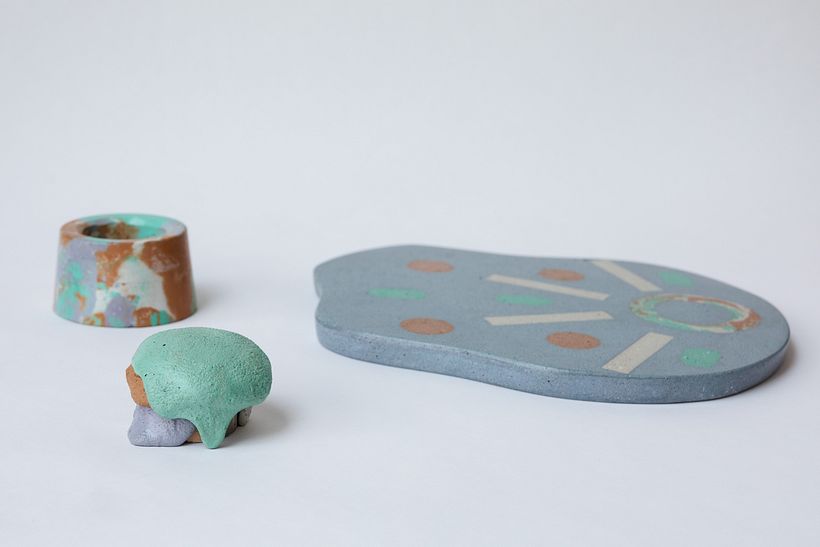 Mi proyecto del curso: Técnicas decorativas con concreto y moldes 2