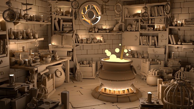 Meu projeto do curso: Criação de cenários 3D com Maya a partir do zero 1