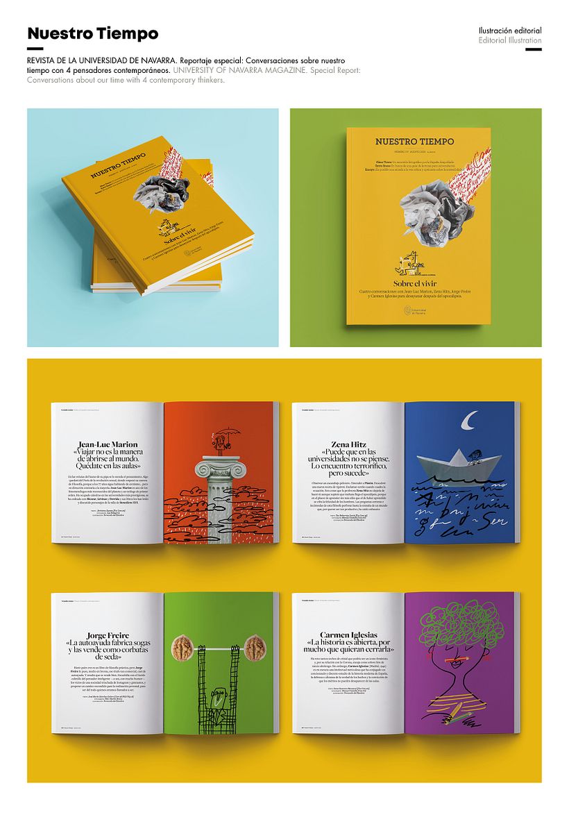 REVISTA NUESTRO TIEMPO / Portada e ilustraciones 1