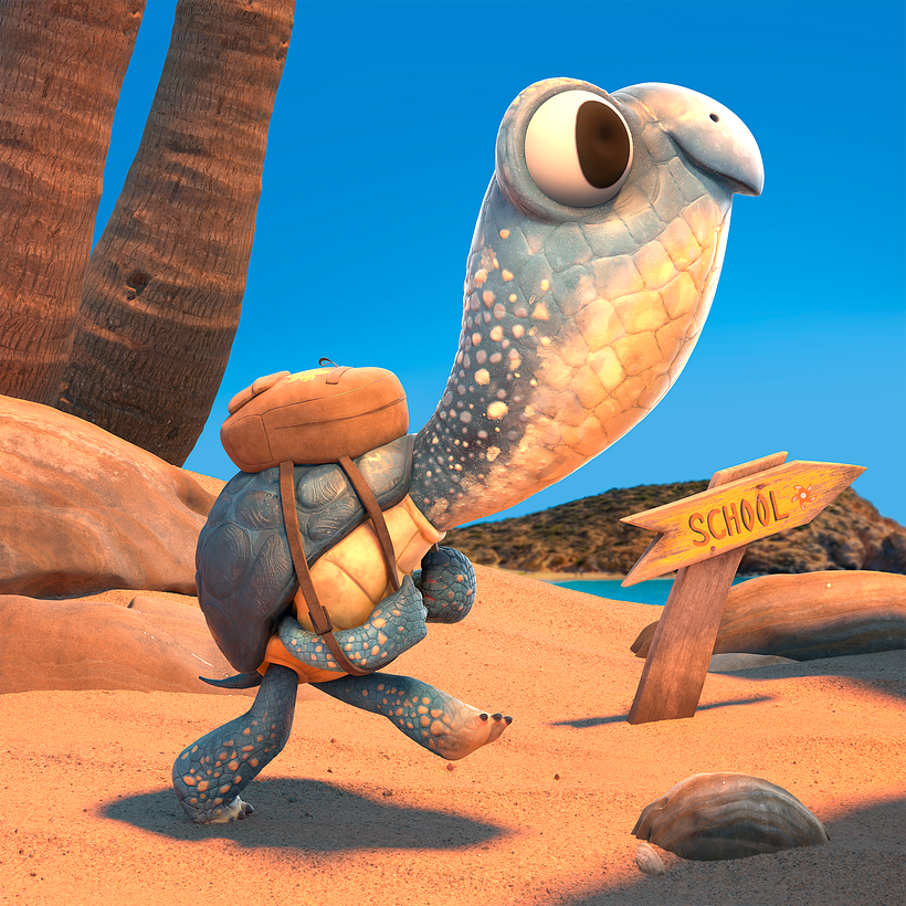 Personal project of this Turtle, the design was made by Wiebke Rauers.