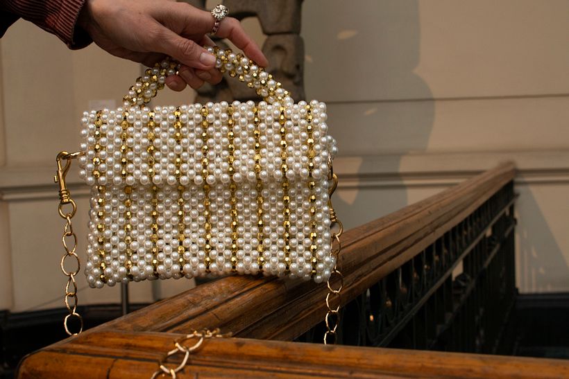 Mi proyecto del curso: Diseño y elaboración de bolsos con cuentas   - Diseño