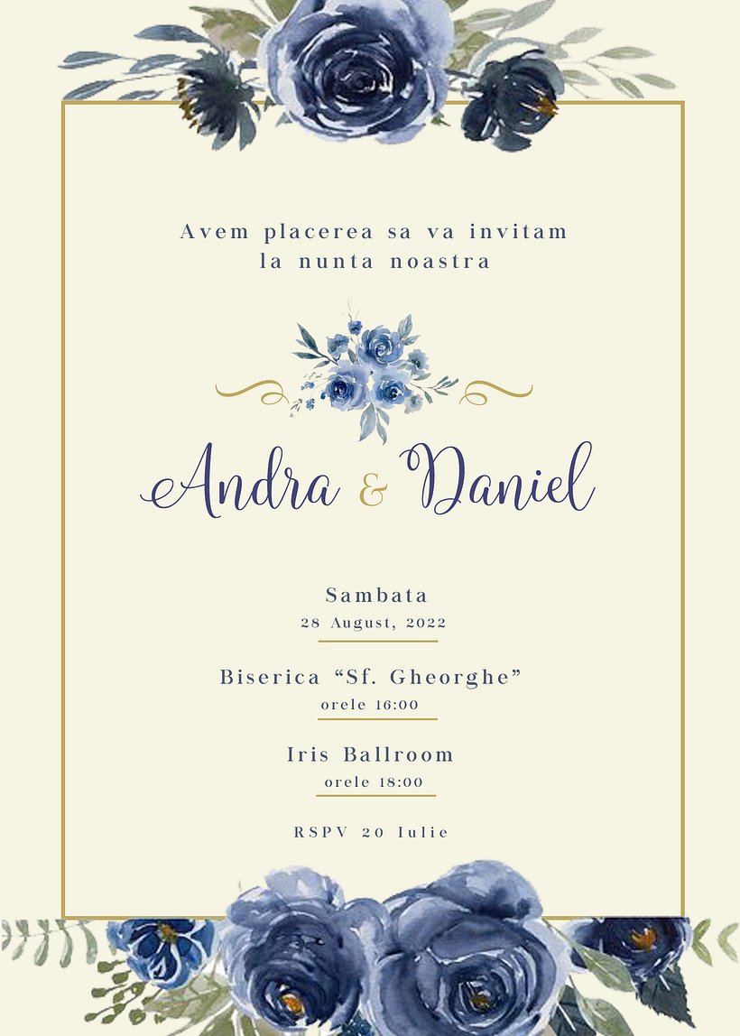 My project for course: Invitation Design for Events 3