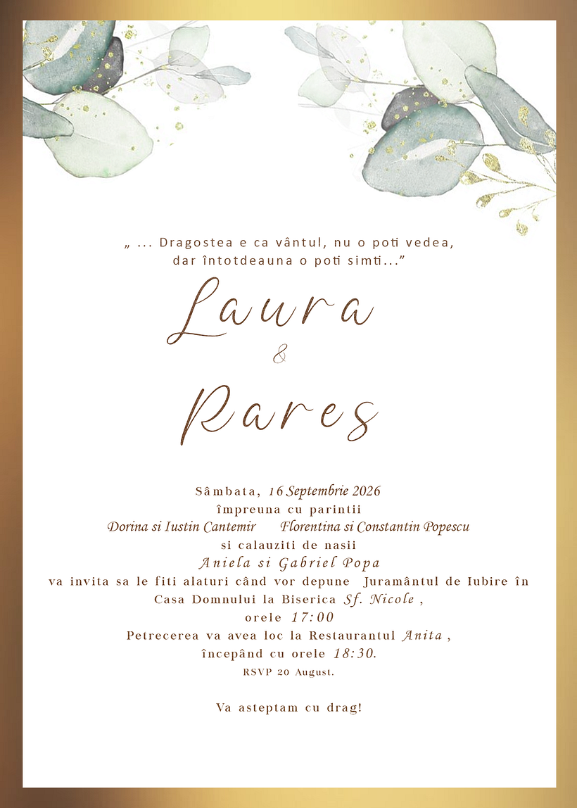 My project for course: Invitation Design for Events 18
