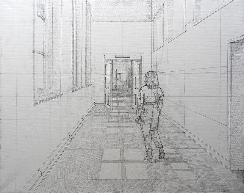 Back of the Room, Treasure. - Oil on canvas 73x92cm - Work in progress