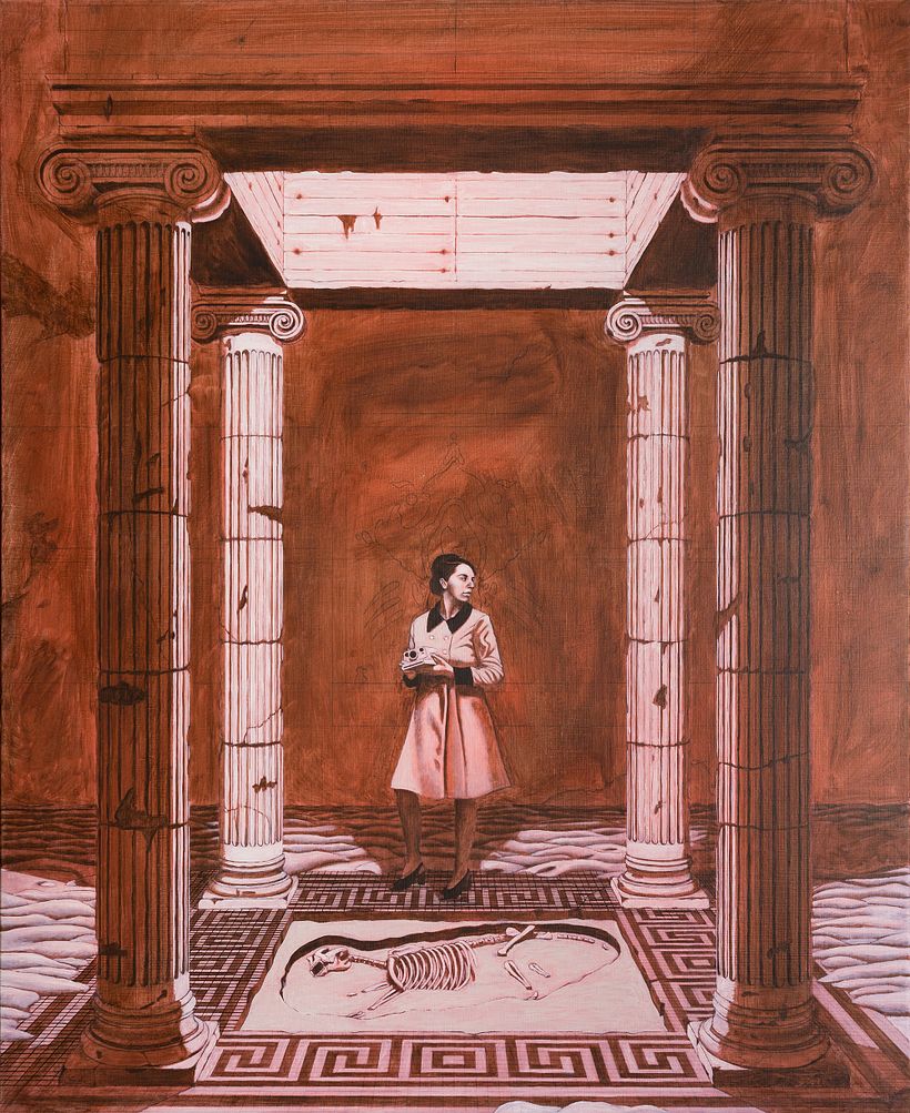 Mutilated Instincts - Oil on canvas 100x81cm - Work in progress
