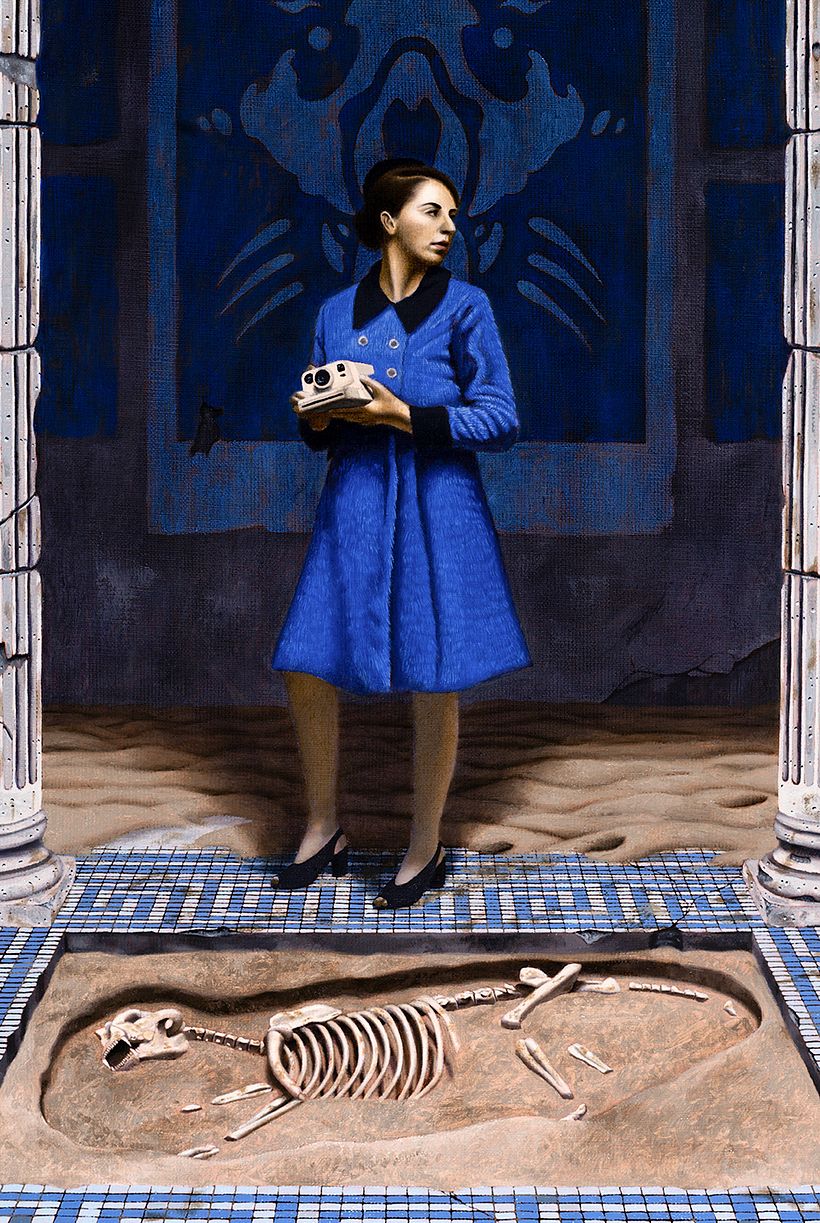 Mutilated Instincts - Oil on canvas 100x81cm - Detail