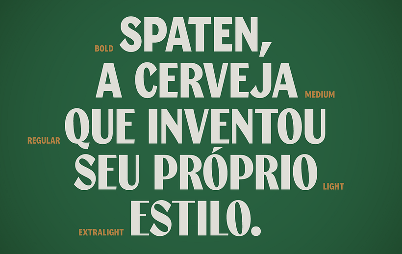 Tipografia SPATEN Variable 4