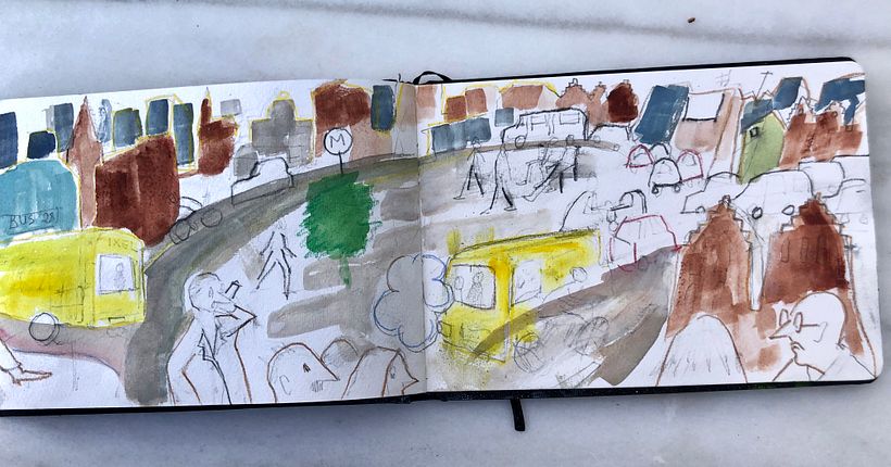 My project for course: Pictorial Sketchbook with Gouache 4