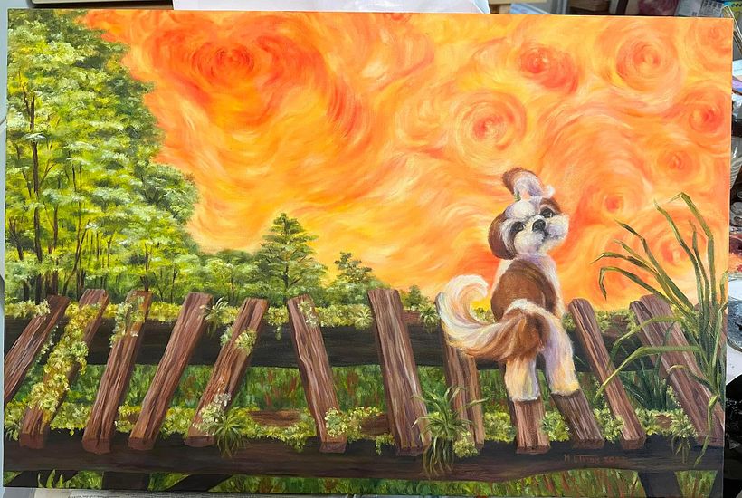 Try a big canvas