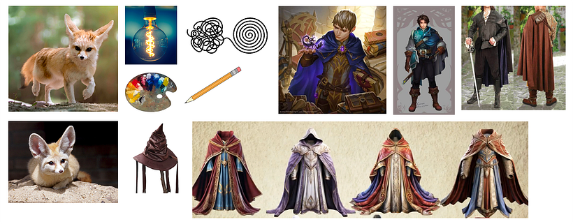 I like fantasy stuff, so here's my mood board.