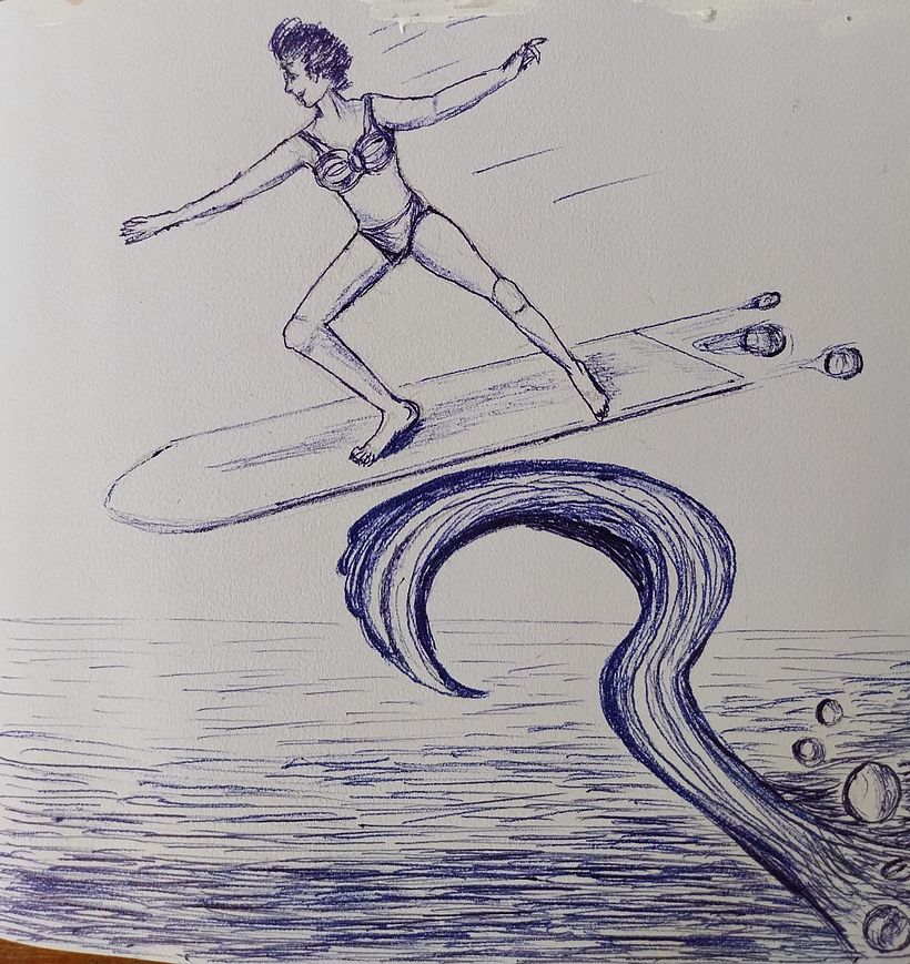 My project for course: Surrealist Illustration with Ballpoint Pen 2