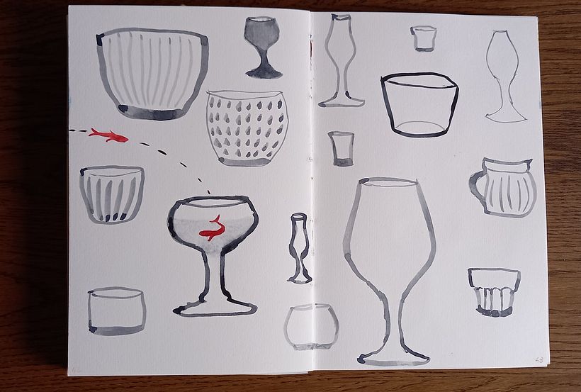 Il mio progetto del corso: Sketching creativo ad acquerello per principianti 17