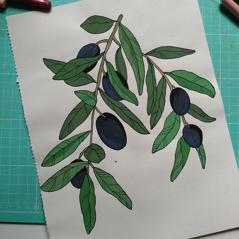 My project for course: Creating Botanical Patterns from a Drawing 4