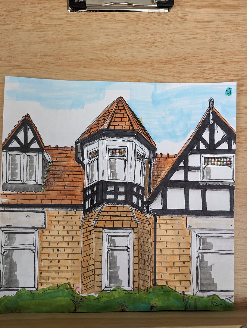 My project for course: Expressive Architectural Sketching with Colored Markers 2