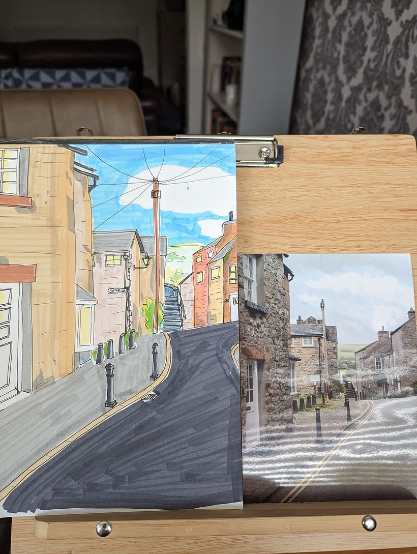 My project for course: Expressive Architectural Sketching with Colored Markers 3