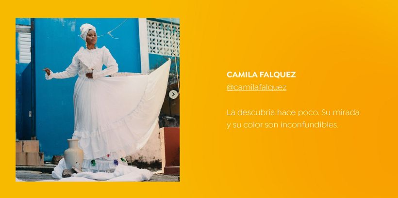 Fotografía de Camila Flaquez