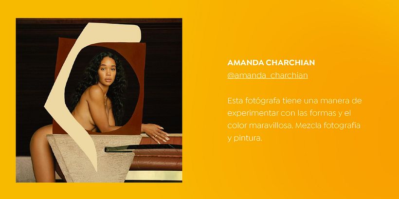 Fotografía de Amanda Charchian