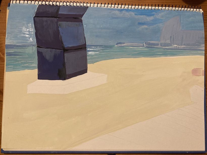 Gouache in my sketchbook