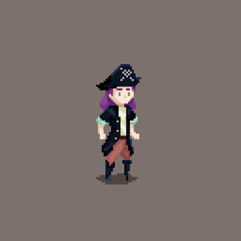 My project for course: Introduction to Character Design in Pixel Art 1