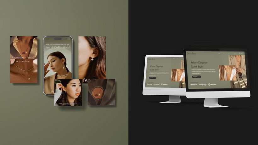 Social Media Post and Website Design 