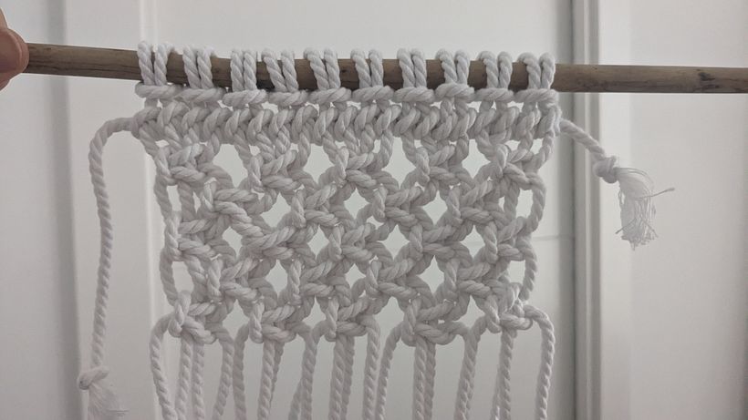 Mi proyecto del curso: Macramé: nudos básicos y complejos 1
