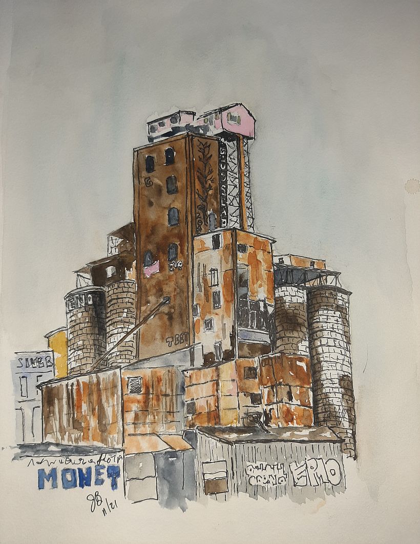 My project for course: Architectural Sketching with Watercolor and Ink 4