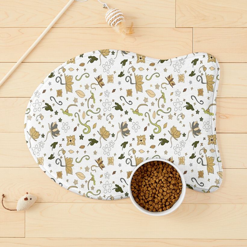 Art Noveau Ornamental Flowers and leaves 6