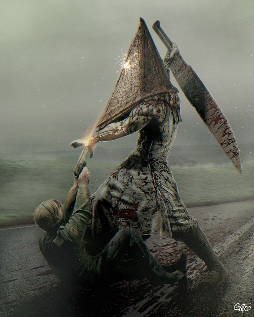 Edit Photoshop Silent Hill 1