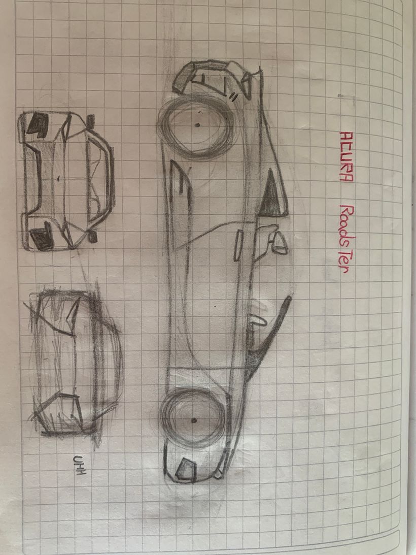 Diseño de autos, antes de completar el curso  2