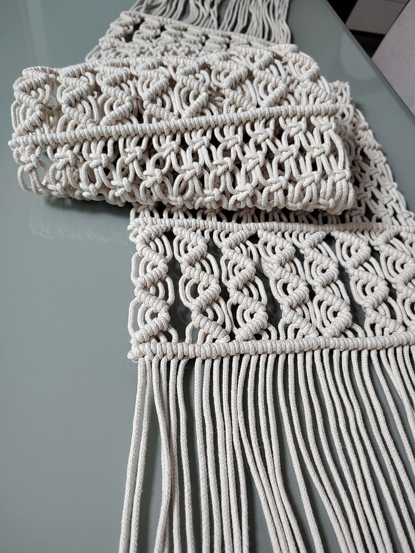 Meu projeto do curso: Introdução à tapeçaria em macramê - Diseño de complementos
