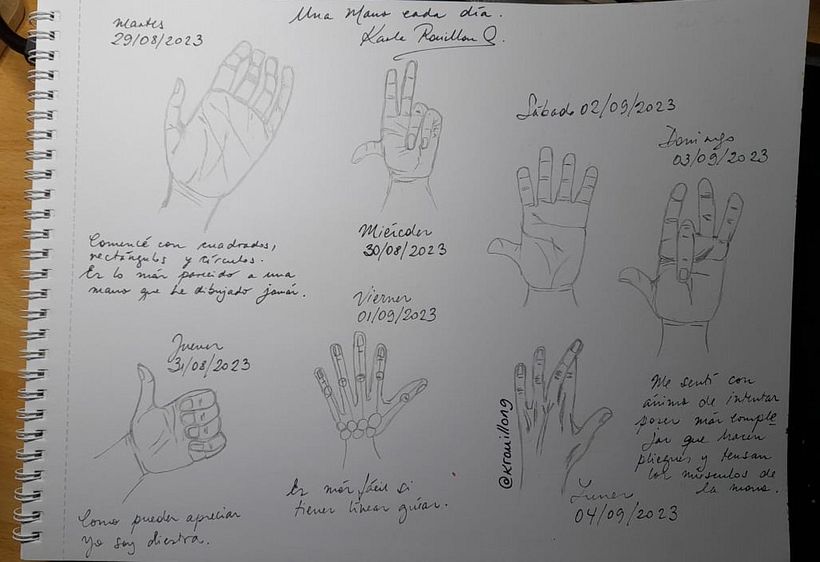 Poses de Manos - Karla Rouillon Gallangos 